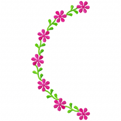 Flowers And Tree Embroidery Design 2 Flowers And Tree Embroidery Design 2